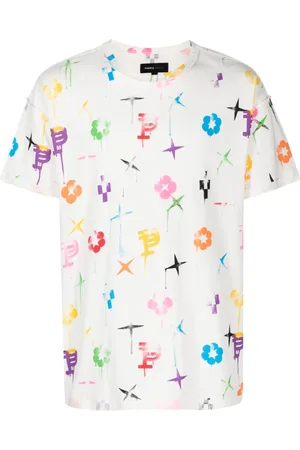 Purple Brand Painted Monogram T-shirt