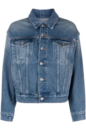 Maison Margiela Logo-buttons armhole denim jacket