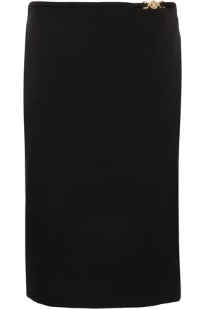 VERSACE Medusa stretch-wool skirt