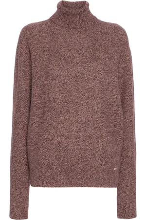 Kiton Roll-neck speckle-knit jumper