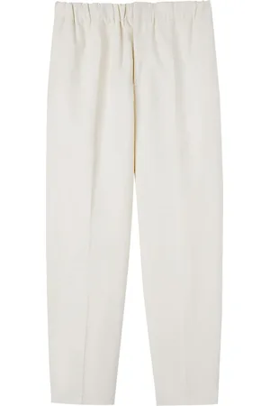 Jil Sander Elasticated-waistband cotton trousers