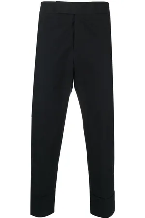 SAPIO Flap-pockets cotton cropped trousers