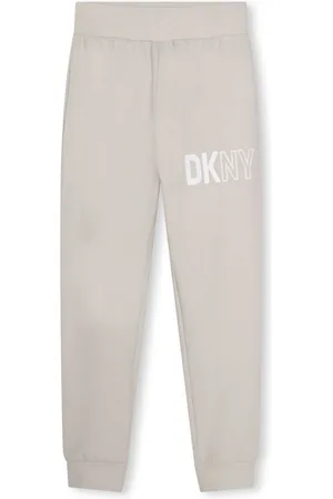 DKNY Logo-print jersey track pants