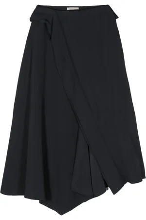 ULLA JOHNSON Violette draped midi skirt