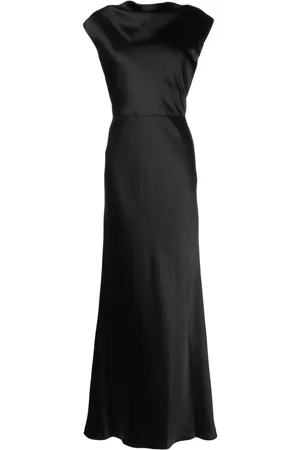 Amsale Cowl-neck sleeveless maxi dress