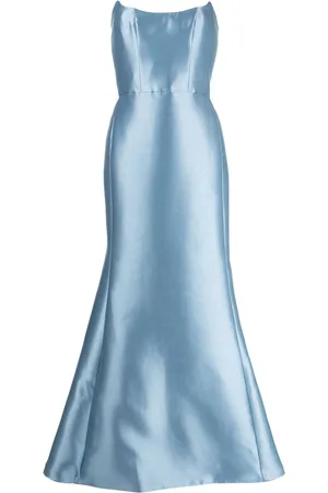 Amsale Mikado strapless maxi dress