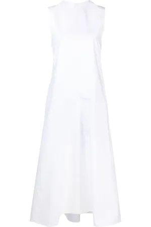 Jil Sander Panelled poplin maxi dress