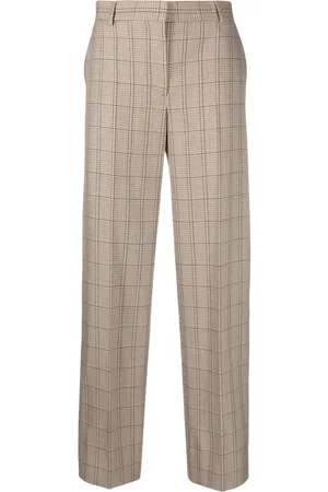 Totême Windowpane-check tailored trousers