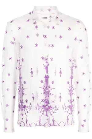BODE Embroidered long-sleeve shirt
