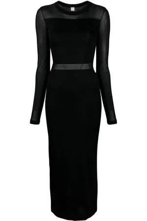 Totême Semi-sheer fine-knit dress