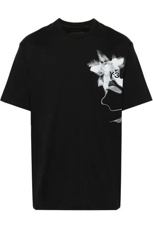 Y-3 Graphic-print cotton T-shirt