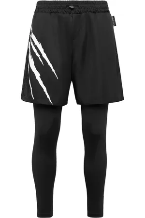 Philipp Plein Graphic-print layered track pants