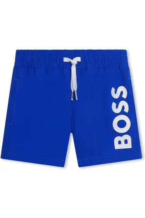HUGO BOSS Logo-print cotton blend track shorts