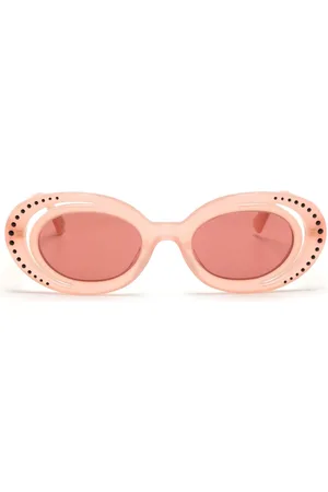 Marni Zion Canyon oval-frame sunglasses