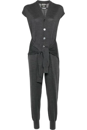 Jean Paul Gaultier 1990s belted virgin wool jumpsuit