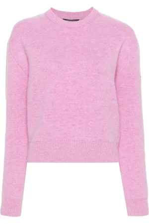 Balenciaga Logo-appliqué mélange jumper