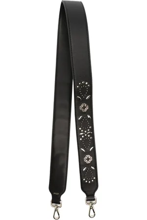 Maje Studded leather shoulder strap