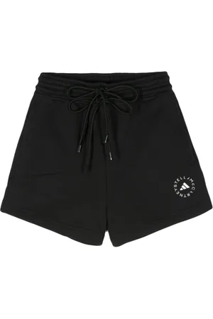 adidas Logo-print organic cotton track shorts