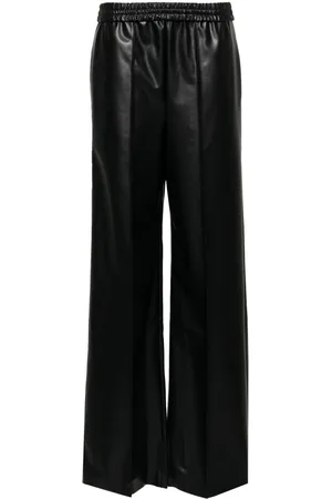 Wolford Elasticated faux-leather trousers