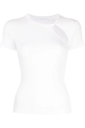 Helmut Lang Asymmetric short-sleeve top