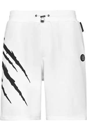 Philipp Plein Scratch-print track shorts