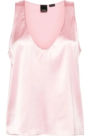 Pinko Satin-finish sleeveless top