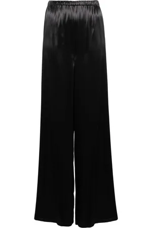 Salvatore Ferragamo Wide-leg satin trousers