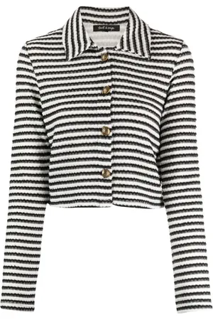 tout a coup Bouclé stripe-pattern top