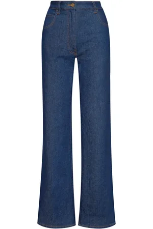 Oscar de la Renta High-rise straight-leg jeans