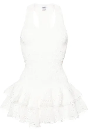 CHARO RUIZ IBIZA Virka broderie anglaise minidress