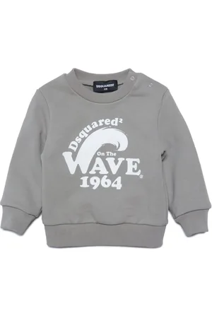 Dsquared2 Wave-print crew-neck sweatshirt