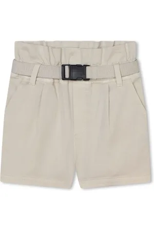 DKNY Belted straight-leg shorts