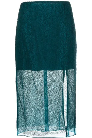 Jason Wu Double-layered silk skirt