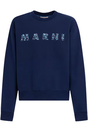 Marni Logo-print cotton sweatshirt
