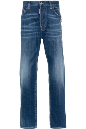 Dsquared2 Logo-pla slim-cut jeans