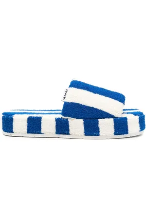 SUNNEI Striped cotton slippers
