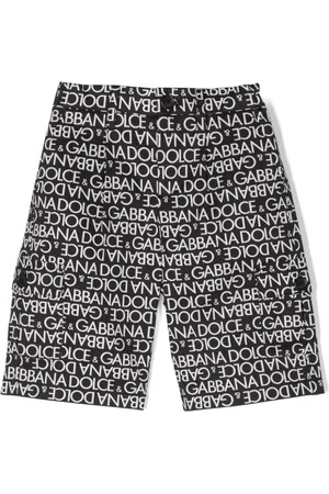 Dolce & Gabbana Monogram-pattern cotton shorts