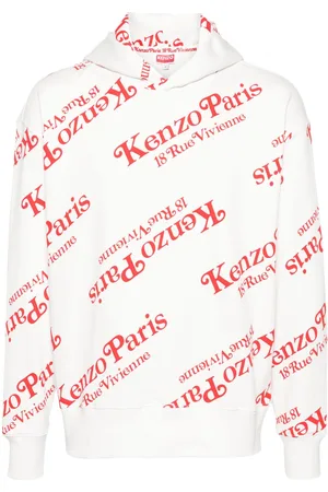 Kenzo X Verdy monogram-pattern hoodie