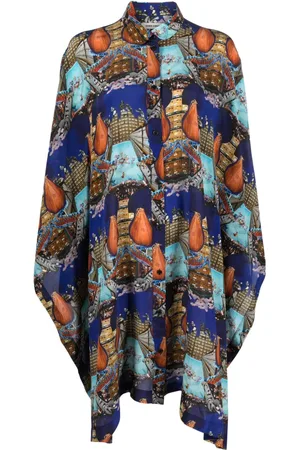 HENRIK VIBSKOV Square boxing-print midi dress