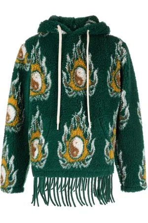 JORDAN LUCA Cosmo patterned-jacquard drawstring hoodie
