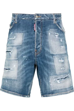 Dsquared2 Distressed denim shorts