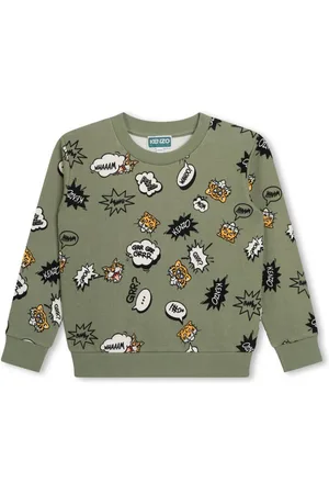 Kenzo Logo-print cotton sweatshirt