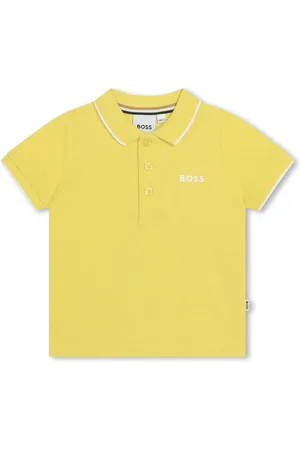 HUGO BOSS Logo-print cotton polo shirt
