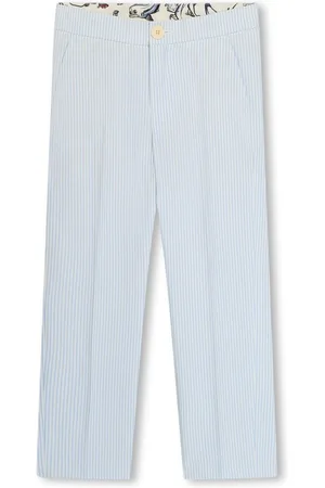 Kenzo Striped straight-leg trousers