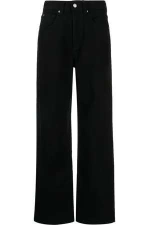 Izzue High-rise straight-leg jeans