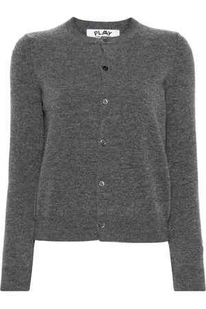 Comme des Garçons X the Artist Invader pixelated-appliqué cardigan
