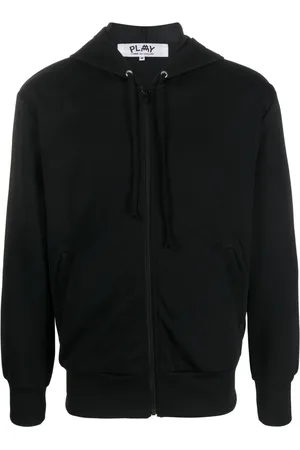 Comme des Garçons X the Artist Invader pixelated-appliqué hoodie