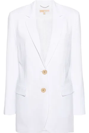 Michael Kors Single-breasted crepe-texture blazer