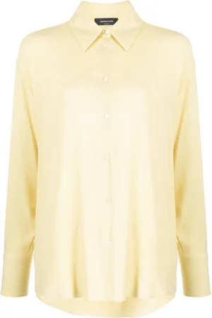 Fabiana Filippi Crepe semi-sheer shirt