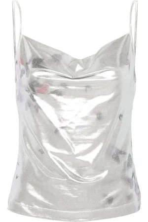 MACCAPANI Ita laminated tank top